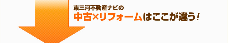 東三河不動産ナビの中古×リフォームはここが違う！